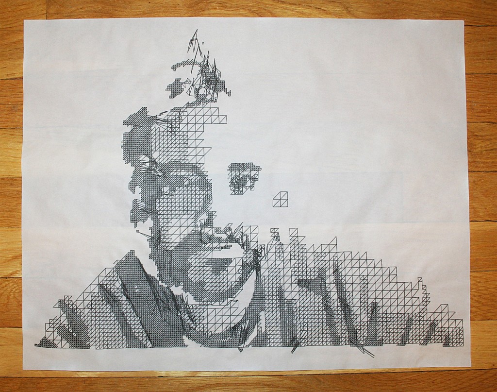 Kinected Portrait - Ryan - Mesh Composite Print